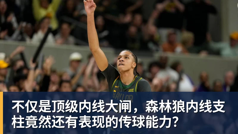 不仅是顶级内线大闸,森林狼内线支柱竟然还有表现的传球能力?